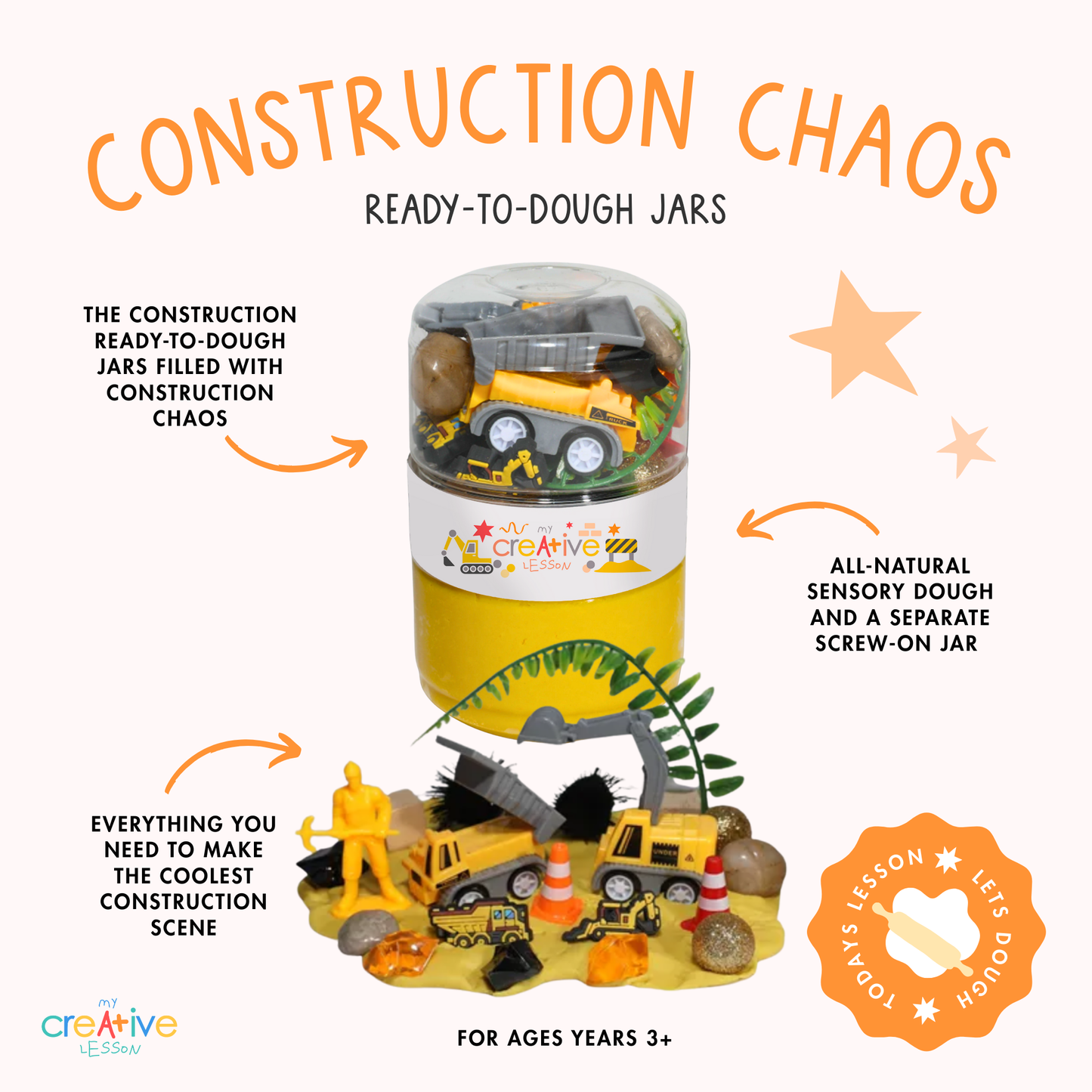 Construction Chaos Ready-to-Dough Jar